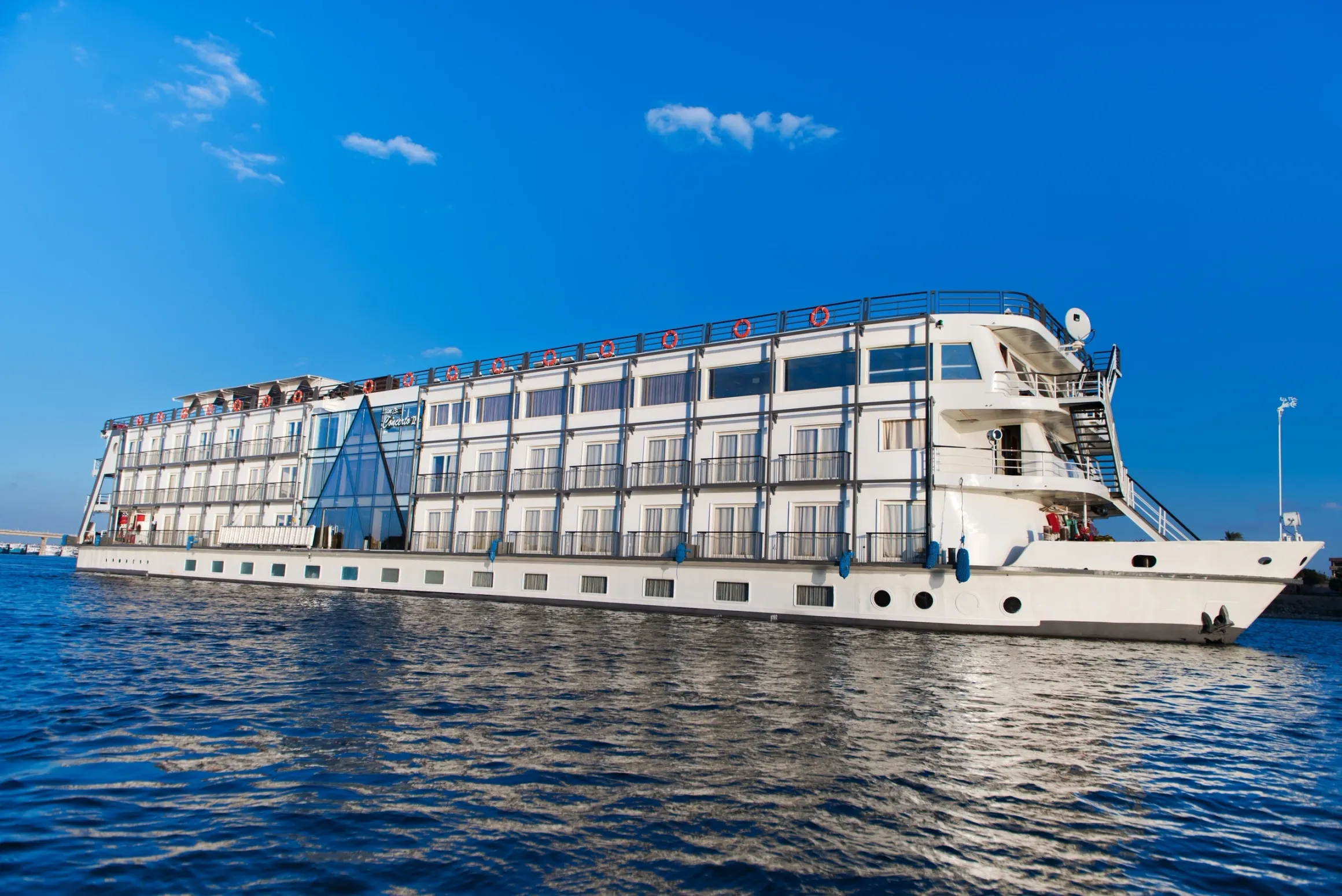 Exterior view of the Concerto II Nile Cruise Nile cruise ship